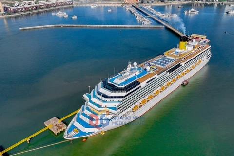 Italy’s five-star cruise ship Costa Serena. (Photo: baoquangninh.vn)