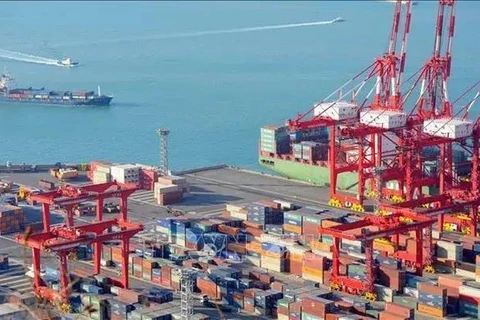 A view of Busan Port in the Republic of Korea. (Photo: AFP/VNA)