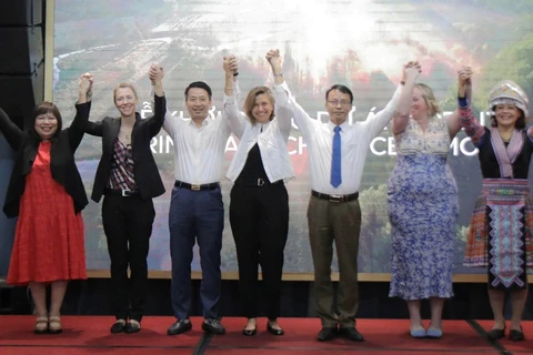 Delegates at the launching ceremony. (Photo: VNA)