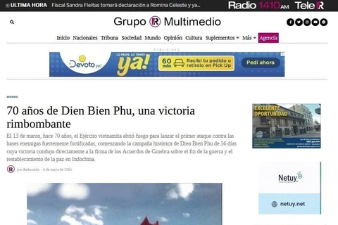 Uruguayan newspaper praises indomitable spirit, heroism of Vietnamese people (Photo: VNA)