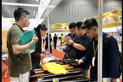  Int’l Shoes & Leather Exhibition opens in HCM City (Photo: VNA)