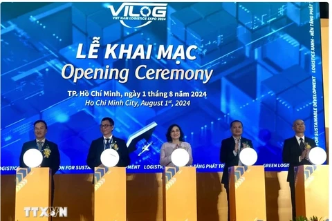 Int’l logistic expo kicks off in HCM City (Photo: VNA)