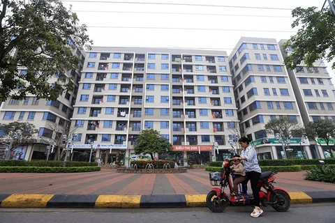 A housing projects for workers developed by Viglacera in the northern province of Bắc Ninh. The Việt Nam Association of Real Estate Brokers (VARS) has proposed that couples with two children to be given priorities in buying homes at social housing projects. (Photo: VNA) 