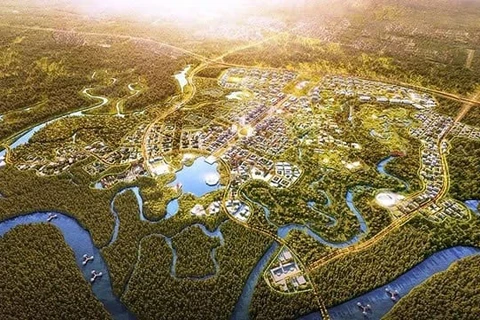 Nusantara - the new capital city of Indonesia. (Photo courtesy of futuresoutheastasia.com)