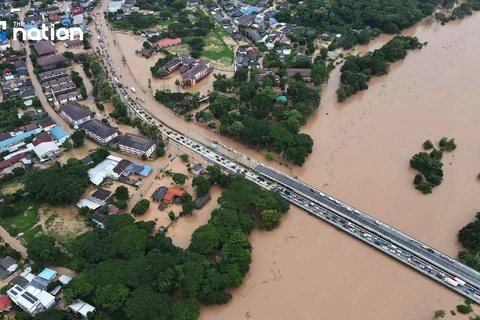 Damage from flooding to the Thai economy can reach 811 million USD (Photo: nationthailand.com)