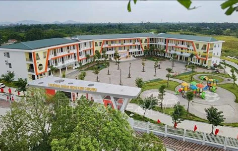 Hanoi builds more new schools to match growing educational demands (Photo: VNA)