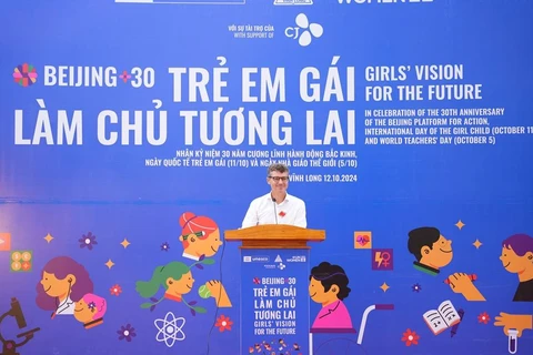 Vietnam enhances awareness of gender equality and girls’ rights (Photo: VNA)