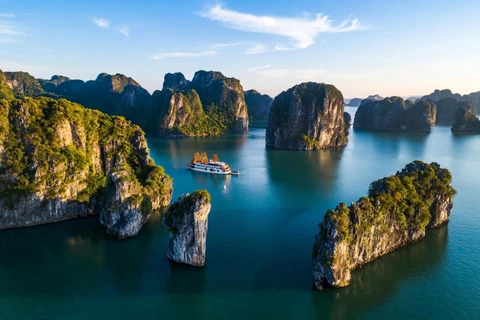 Ha Long Bay – A UNESCO World Heritage site and popular destination of tourists. (Photo: VNA) 