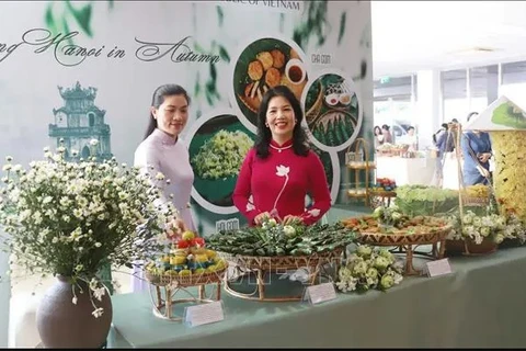 Vietnamese booth at the event (Photo: VNA)