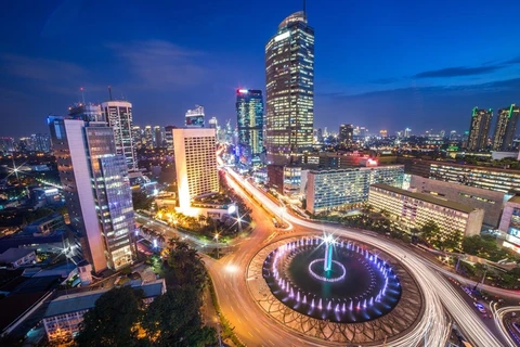 A conner of the capital city of Jakarta, Indonesia (Photo: VNA)