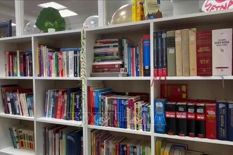 The library houses around 1,200 book titles across various fields (Photo: VNA)