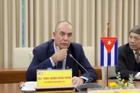 Le ministre cubain de l'Agriculture, Ydael Jesús Pérez Brito. Photo. VNA