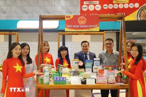 Un stand de Vietnam en en la segunda feria Food&Drinks Malaysia (Fuente: VNA)