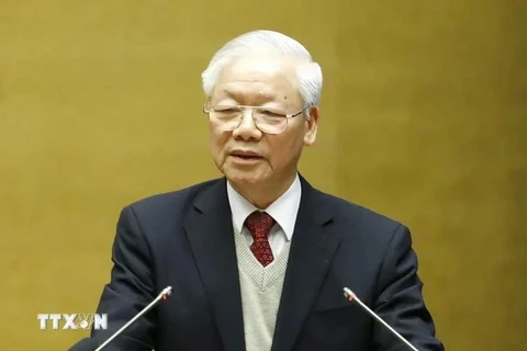 El secretario general del Partido Comunista de Vietnam (PCV), Nguyen Phu Trong (Fuente: VNA)