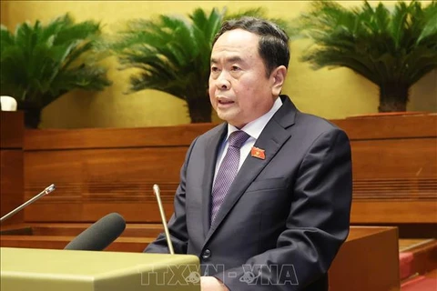 El presidente de la Asamblea Nacional de Vietnam, Tran Thanh Man. (Fuente: VNA)