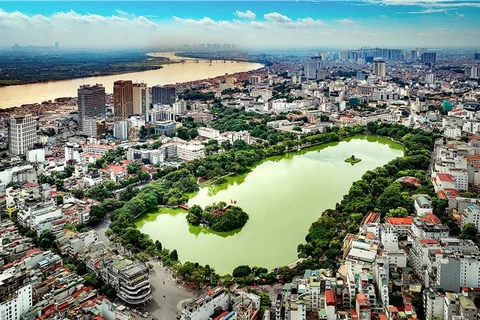 La fotografía "Ho Guom - Hong Ha" de la autora Kieu Thi Mai Phuong. (Foto: hanoimoi.vn) 