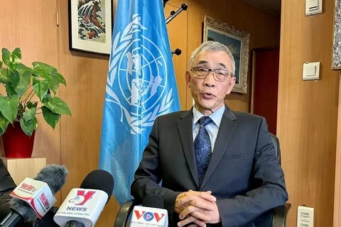 Xing Qu, director general adjunto de la UNESCO en la entrevista (Fuente: VNA) 