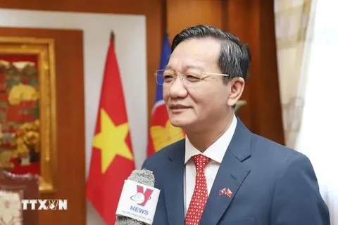 El embajador de Hanoi en Vientiane, Nguyen Minh Tam. (Fuente: VNA)