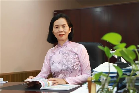 La vicepresidenta de la Unión de Mujeres de Vietnam, Nguyen Thi Minh Huong. (Fuente: VNA)