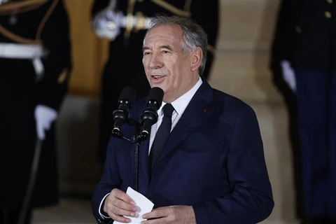 El nuevo primer ministro de Francia, François Bayrou. (Foto: Xinhua/VNA) 