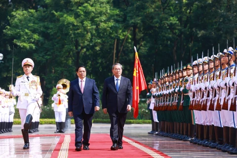 Welcome ceremony for Chinese Premier Li Qiang's official visit to Vietnam