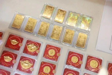 Gold firms are ordered to generate e-invoices for all transactions. (Photo: VNA)
