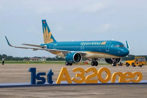 Vietnam Airlines has recently taken the delivery of the first A320neo aircraft. (Photo: VNA)