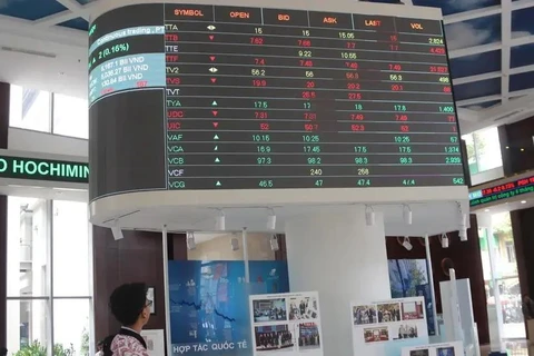 At the Ho Chi Minh Stock Exchange (Photo: VNA)