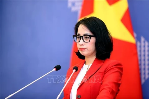 Spokesperson of the Ministry of Foreign Affairs Pham Thu Hang (Photo: VNA)