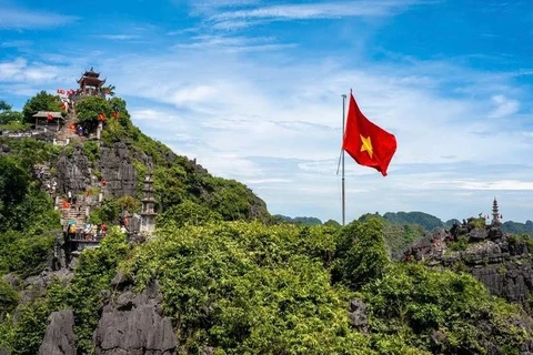 Mua Cave is a tourist attraction in Ninh Binh province. (Photo: VietnamPlus)