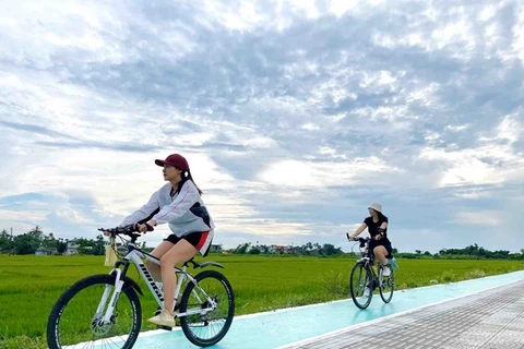 Ancient Hue city introduces bicycle lanes