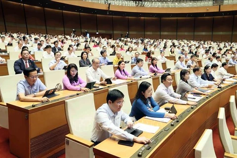 La Asamblea Nacional de Vietnam aprueba Ley de la Capital (modificada). (Fuente: VNA)