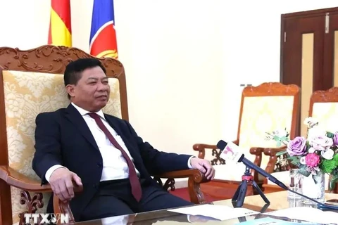 El embajador de Vietnam en Camboya, Nguyen Huy Tang. (Fuente: VNA)