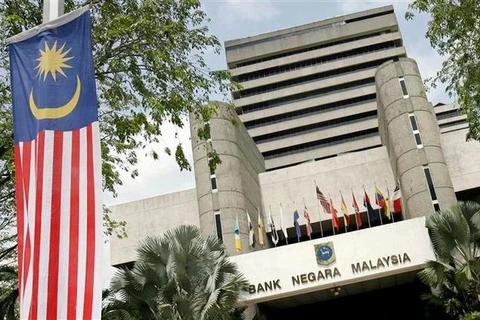 La sede del Banco Negara de Malasia en Kuala Lumpur (Foto: AFP/VNA)