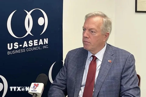 El presidente del Consejo Empresarial Estados Unidos-Asociación de Naciones del Sudeste Asiático (ASEAN), Ted Osius. (Fuente: VNA)