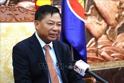 El embajador de Vietnam en Camboya, Nguyen Huy Tang. (Fuente: VNA)