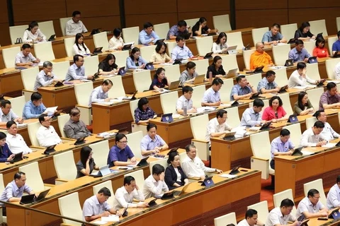 На пятом заседании Национального собрания обсуждаются три законопроекта. (Фото: ВИA)