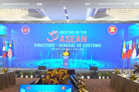 На церемонии открытия 33-го совещания руководителей таможенных органов стран АСЕАН. (Фото: ВИA)