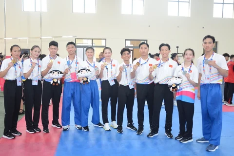 Вьетнам возглавил медальный зачет Игр школьников АСЕАН 5 июня. (Фото: ВИА)