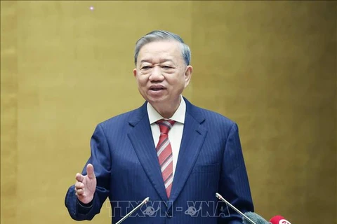 El secretario general del Partido Comunista de Vietnam, To Lam (Fuente: VNA)