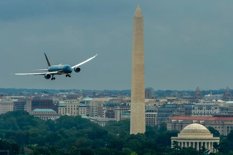 Lorsque Vietnam Airlines a pris possession de son premier Dreamliner, elle a organisé un événement majeur à Washington D.C. pour souligner sa croissance prévue. Photo: Boeing