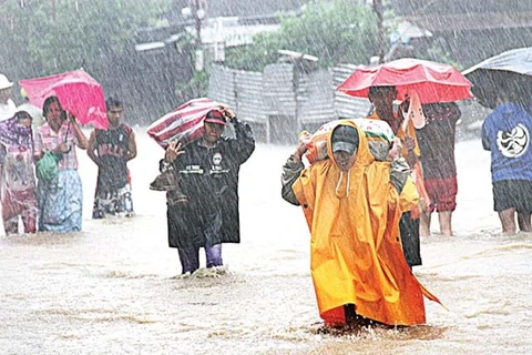 Storm Egay causes heavy rains in the Philippines