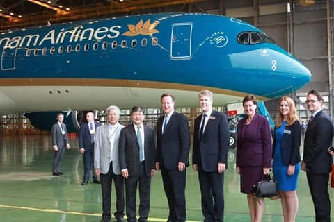 UK PM calls at Vietnam Airlines’ A350 aircraft fleet