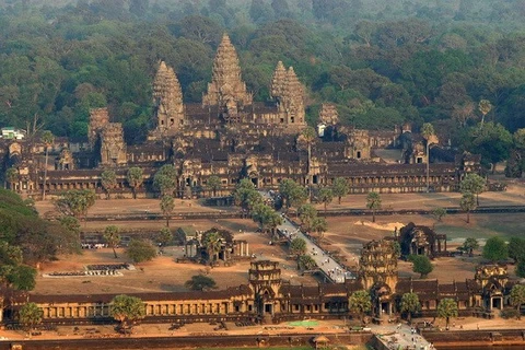 Temple of Angkor Wat, a popular tourist spot in Cambodia. (Photo: Vietnamplus) 