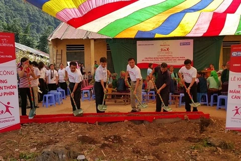 Prudential Vietnam builds kindergarten in Ha Giang
