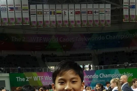 Vietnamese player wins silver at youth taekwondo champs