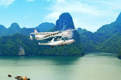 Seaplane tours to Ha Long serve 3,500 passengers in a year