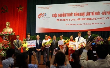 Japanese eloquence contest held in Hai Phong