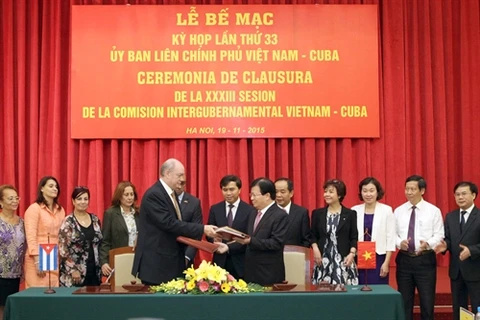 MoU signed to bolster Vietnam-Cuba multifaceted ties
