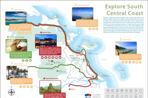 Map of tourism products in Vietnam’s central coast launched 
